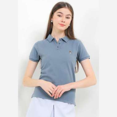 Hush Puppies Ardyne Polo Polo Shirt Wanita S Medium Blue