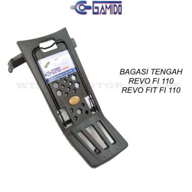 Bagasi tengah Revo 110 FI ABS FI / Rak Jepit Tengah Revo Abs FI GAMINDO