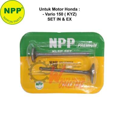 Klep Valve honda vario 150 FI SET NPP Premium / Klep vario150 set