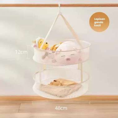 ECOCO Laundry Drying Basket - Jaring pengering pakaian untuk mengeringkan kaus kaki keranjang pakaia