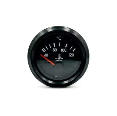 VDO Water Temperature Gauge 12V 24V 40-120C Meter Temperatur Suhu Air Radiator