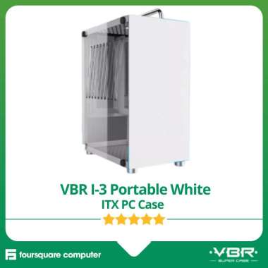 VBR I-3 Portable White Mini ITX PC Case Casing