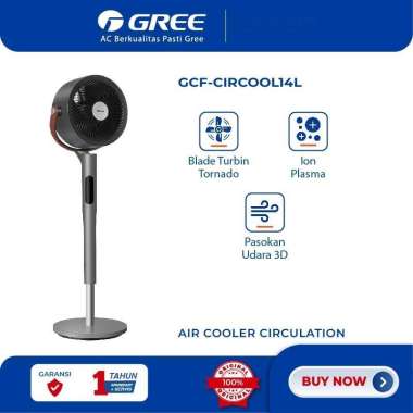 Gree GCF-CIRCOOL13S Air Circulation Fan Ion Plasma Circool 2 in 1 Kipas Meja & Lantai GCFCIRCOOL13S 