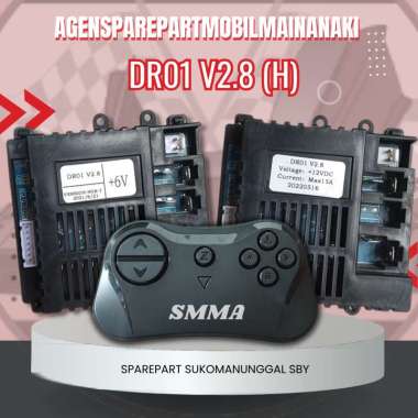Receiver+Remot Bluetooth Control ZM-DR01 V2.8 6V/12V Mobil Mainan Aki Anak Receiver+Remot 12v