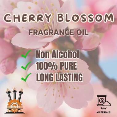 Cherry Blossom Fragrance Oil 1 Liter/ Bibit Parfum Sakura Wewangian Laundry Air Freshner Body Care O