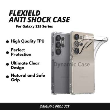 Case Samsung Galaxy S25 Ultra Plus ARAREE Flexield Clear Transparent Anti Shock TPU Protective Cover