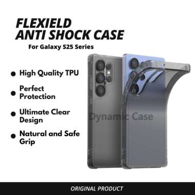 Case Samsung Galaxy S25 Ultra Plus ARAREE Flexield Clear Transparent Anti Shock TPU Protective Cover