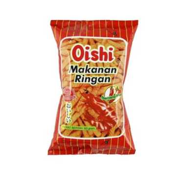 Oishi snack rasa udang pedas 130 gram