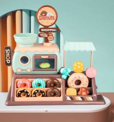 Mainan Anak Perempuan Jualan-Jualanan/Toko-Tokoan Donut / Donuts Shop
