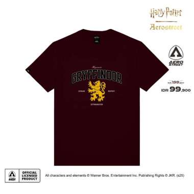 Aerostreet T Shirt Gryffindor Maroon Kaos ABBAA M
