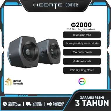 HECATE EDIFIER G2000 2.0 Gaming Speaker Bluetooth USB Hitam