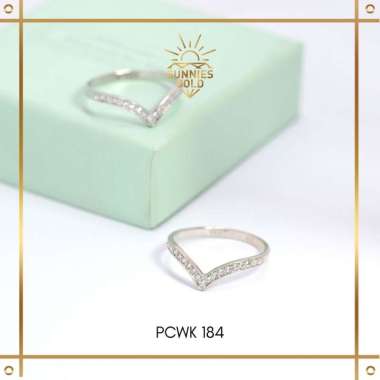 CINCIN WANITA EMAS PUTIH KEKINIAN KADAR 8K (375) CINCIN FASHION KOREAN LOOK EMAS PUTIH KEKINIAN MODE
