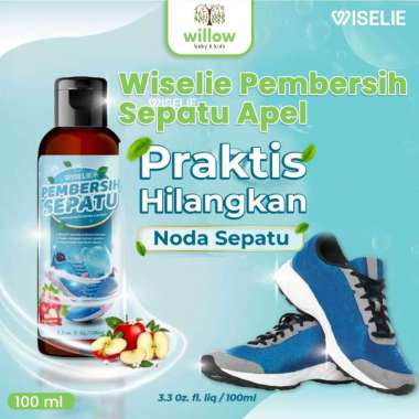 Pembersih Sepatu - Wiselie Pembersih Sepatu 100Ml Apel