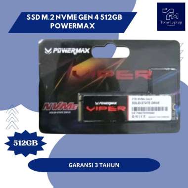 SSD M.2 NVME GEN 4 512GB POWERMAX / SSD LAPTOP