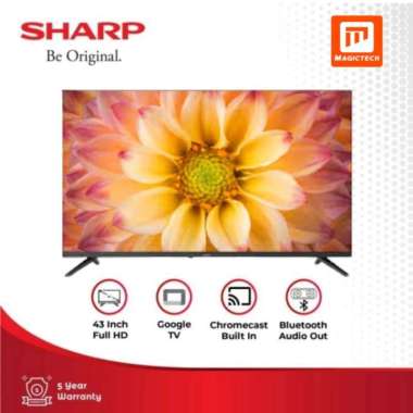 TV LED SHARP 43 Inch / 43" 2T-C43GH3000i / 43GH3000i SMART 2K GOOGLE TV HD HDR