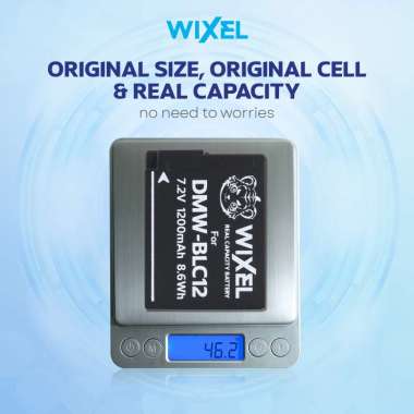 WIXEL Baterai Kamera DMW-BLC12 for Panasonic Lumix DMC-G80 / DMC-G85 / DMC-G90 / DMC-G91 / DMC-G95 /