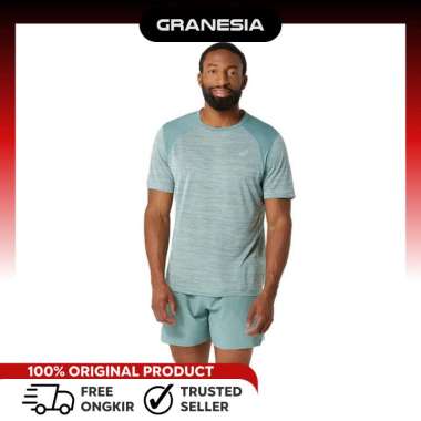 ASICS Road Mens Running T-Shirt 211C99230|Baju Olahraga Lari Pria M