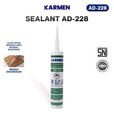 Lem sealant asam 300ml karmen , lem silicon asam , lem botol , lem kaca , sealant silicon AB 278 Cok