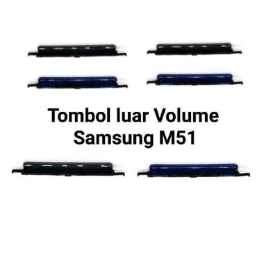 Tombol Luar Volume Samsung M51 silver