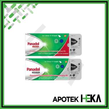 Panadol Cold & Flu Hijau Strip isi 10 Tablet - Flu dan Batuk
