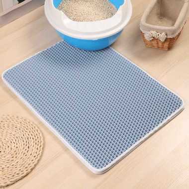 Pawsitive Vibes Alas Pasir Kucing Karpet Pasir Kucing - size S - 30X45Cm Litter Mat Kucing - Keset P