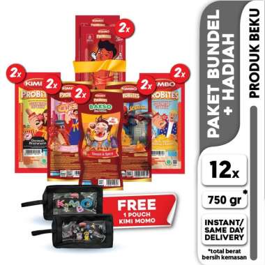 Paket KIMBO Probites Mix + Free Pouch