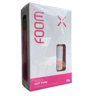 POD FOOM X HOT PINK EDITION + FOOM SALTNIC 15ML - 100% AUTHENTIC FOOM POD X BUNDLING 1 POD 1 LIQUID 