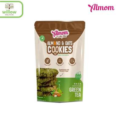 Cookies - Yummys Almom Almond & Oat Cookies 130Gr Green Tea