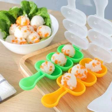 Cetakan Nasi Bento Bola Bulat Rice Ball Shaker Cetak Nasi Bola Mini Rice Ball Shaker Alat Cetak Nasi