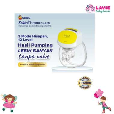 Gabag - Pompa Asi - Handsfree Breastpump - Kolibri Imax Pro LED | Hospital Grade - Lavie baby house