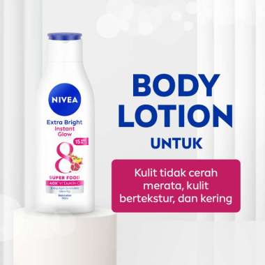 Promo Harga Nivea Body Lotion Extra White Instant Glow 200 ml - Blibli