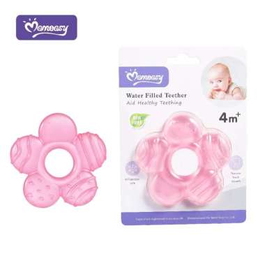 MomEasy Teether Water Bayi 1 Warna - Gigitan Baby BPA Free Pink