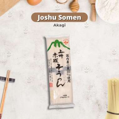 Joshu Akagi Dry Noodle Soba Somen Udon Kishimen Hiyamugi 270 gr - Mie Kering Jepang Somen