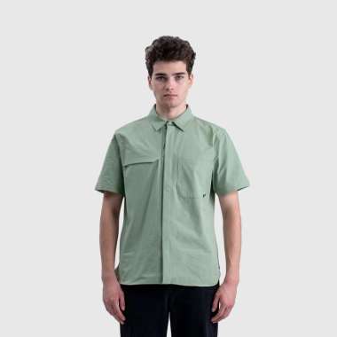 Erspo 2025 Short Sleeve Shirt Single Side Flap Basil M