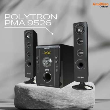 Polytron Multimedia Speaker PMA 9526 /B Karaoke Bluetooth Radio FM