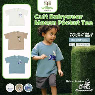 Kaos Anak - Cuit Babywear Mason Pocket Tee 1-2Y Polar Bear