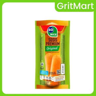 Promo Harga So Nice Sosis Siap Makan Premium Original 60 gr - Blibli