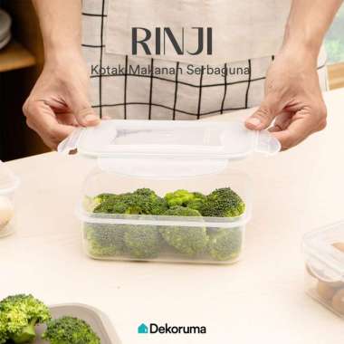 Dekoruma RINJI Kotak Makan Klip / Kontainer 1L - Sage Green