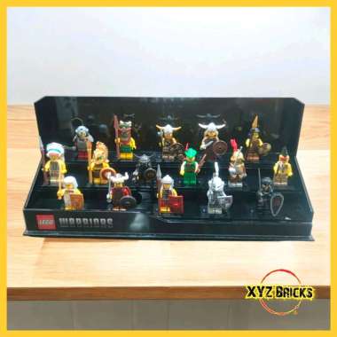 LEGO Warrior Minifigures Collection (Set of 16) with Display Box