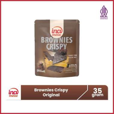 Ina Minis Brownies Crispy 35g – Camilan Renyah Rasa Berry untuk Segala Usia | Gluten Free | Rendah K