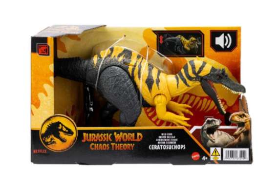 Mattel Jurassic World Wild Roar Ceratosuchops HLP14 JCL66