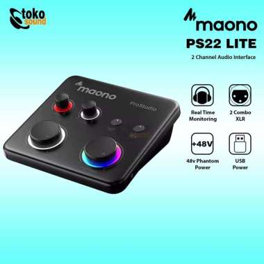 Maono PS22 LITE - USB Audio Interface Soundcard Recording
