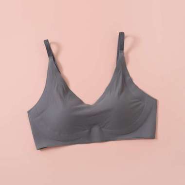 Felancy Bra Avery Bralette V-Neck 071-4015B 38B/085 Dark Grey