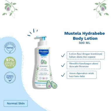 Mustela Hydrabebe Body Lotion 500 ml - Lotion Bayi