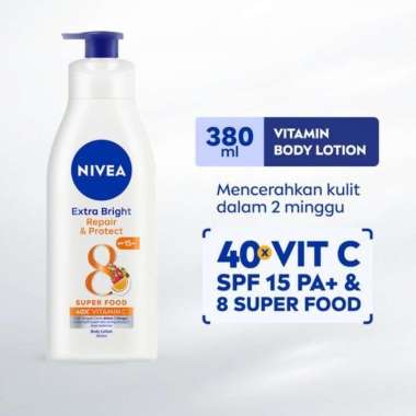 NIVEA Body Lotion Extra Bright Repair & Protect SPF15 380ml PUMP
