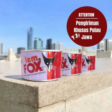 Lem Fox Kuning 300 gr / lem multifungsi, sandal, sepatu, karpet, lem fox 300gr, lem fox 300 gr, lem 