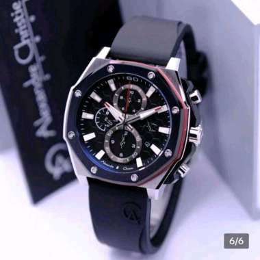 Alexandre Christie 9601 collection black silver pria original