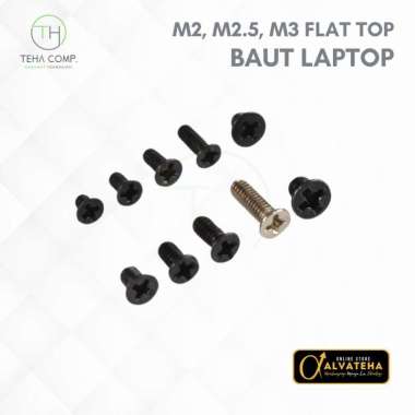 Baut Laptop Tablet HP Multifungsi Flat Top M2 M2.5 M3 Obeng Plus Sekrup M2,5 x 5
