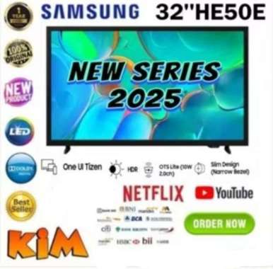SAMSUNG 32HE50EF LED SMART TV 32 Inch HD - 32HE50 - DIGITAL - Slim Design - HDR - UA32HE50EFKLXD