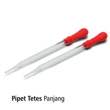 Pipet Tetes Kaca Panjang tebal